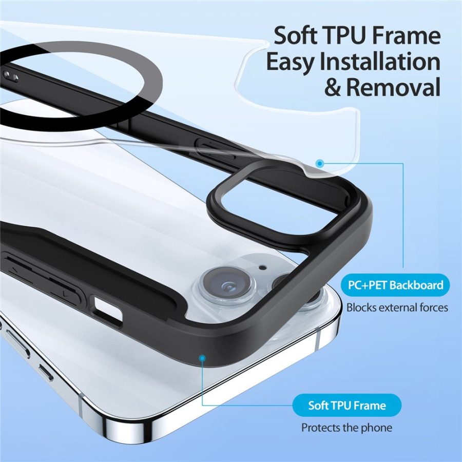 660150727B-9 DUX DUCIS Skin X Pro Series For iPhone 15 Leather Case Flip Cover Compatible with MagSafe