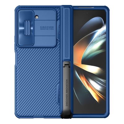 660152315B-1 NILLKIN CamShield Fold For Samsung Galaxy Z Fold5 Case Shockproof Phone Cover with Slide Camera Protection Kickstand Shell