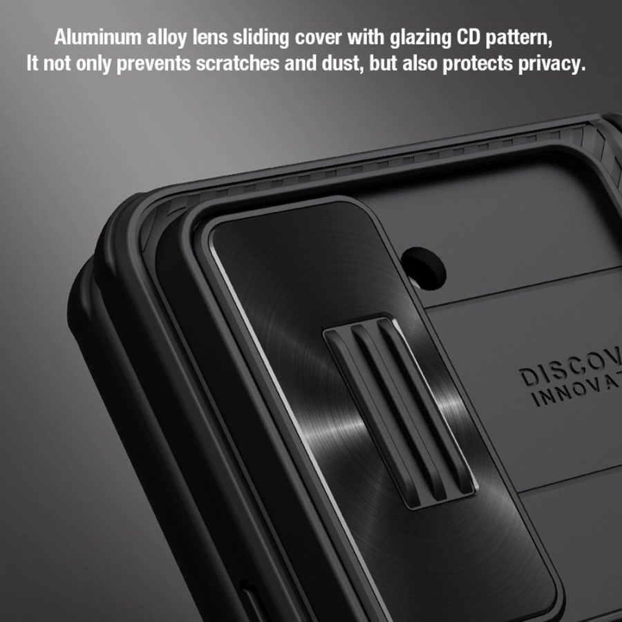 660152315B-7 NILLKIN CamShield Fold For Samsung Galaxy Z Fold5 Case Shockproof Phone Cover with Slide Camera Protection Kickstand Shell