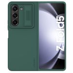 NILLKIN For Samsung Galaxy Z Fold5 Case Dual Layer Shockproof Hard PC Soft Silicone Phone Cover with Slide Camera Lens