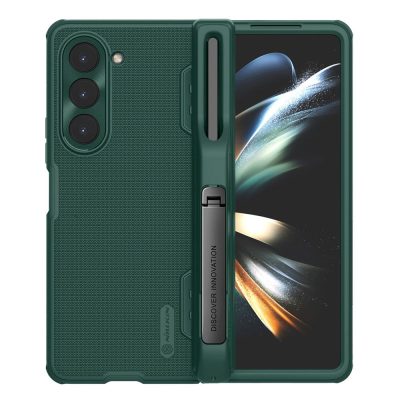 660154296C-1 NILLKIN Super Frosted Shield Fold For Samsung Galaxy Z Fold5 Case Shockproof Kickstand Matte Phone Cover with Pen Slot