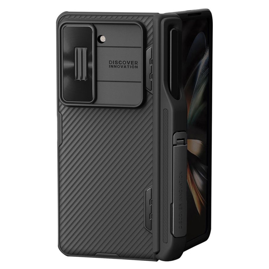 660154298A-4 NILLKIN CamShield Fold For Samsung Galaxy Z Fold5 Case Shockproof Phone Cover Kickstand Shell with Pen Slot