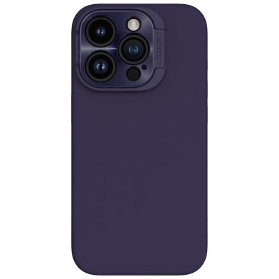 660154299C-1 NILLKIN Lenswing Magnetic Phone Case for iPhone 15 Pro Max Camera Lens Guard Kickstand Silicone Cover Compatible with MagSafe