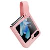 660154306A-4 NILLKIN For Samsung Galaxy Z Flip5 Liquid Case Silicone Finger Strap Kickstand Protective Phone Cover