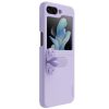 660154306C-1 NILLKIN For Samsung Galaxy Z Flip5 Liquid Case Silicone Finger Strap Kickstand Protective Phone Cover