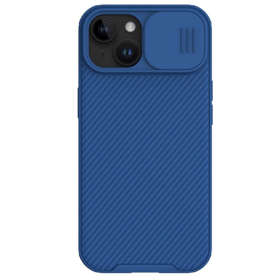 NILLKIN CamShield Pro Series for iPhone 15 Plus Anti-scratch Phone Case Slide Camera Shield PC - TPU Cover