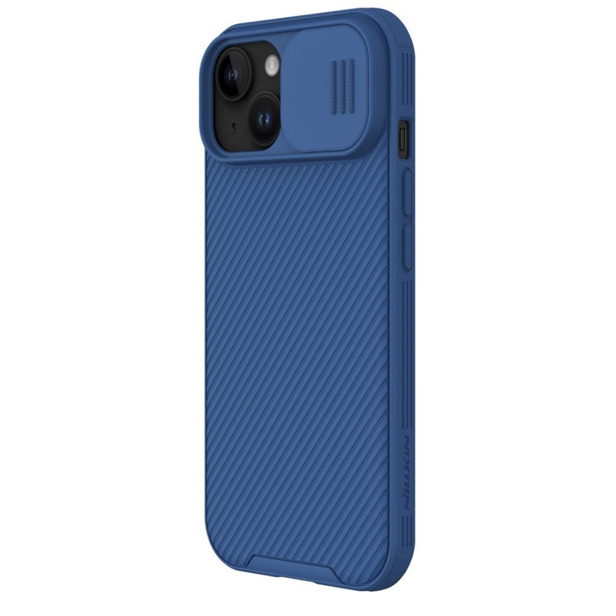NILLKIN CamShield Pro Series for iPhone 15 Plus Anti-scratch Phone Case Slide Camera Shield PC - TPU Cover