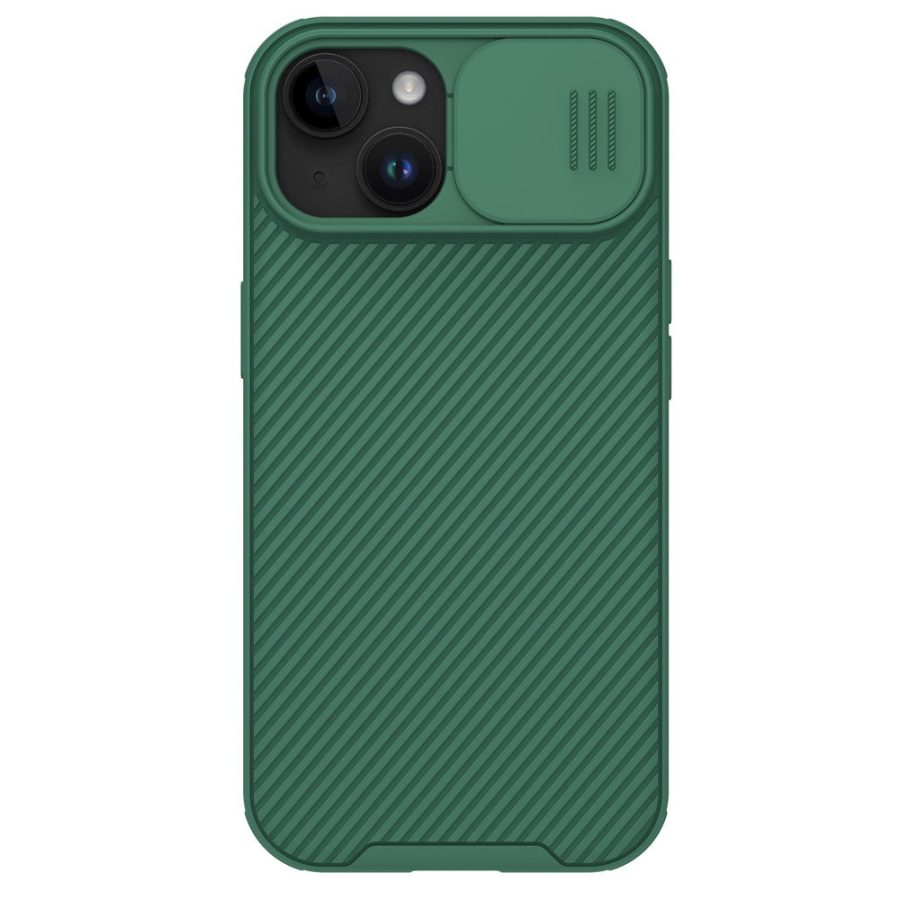 NILLKIN CamShield Pro Series for iPhone 15 Plus Anti-scratch Phone Case Slide Camera Shield PC - TPU Cover