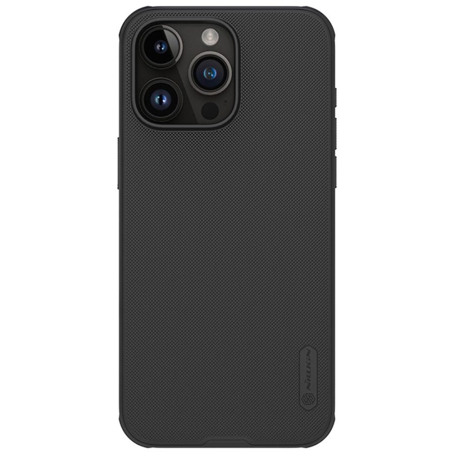 660157865A-1 NILLKIN Super Frosted Shield Pro for iPhone 15 Pro Max Anti-Fingerprint Back Case PC - TPU Matte Cover