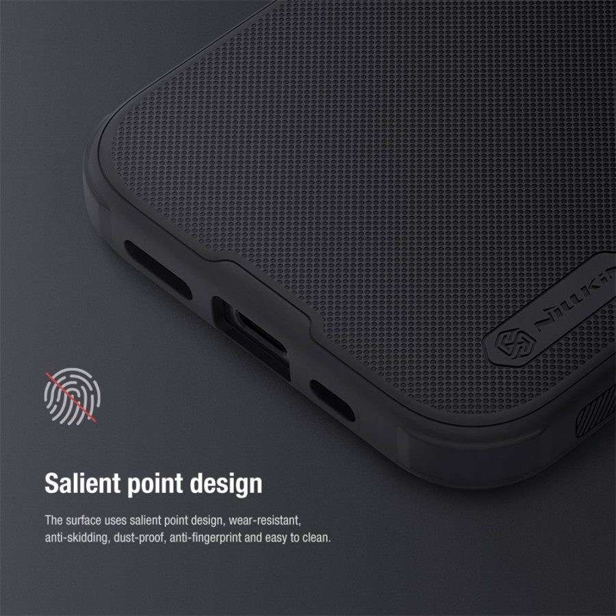 660157866A-10 NILLKIN Super Frosted Shield Pro for iPhone 15 Pro Anti-scratch Phone Case PC - TPU Matte Back Cover