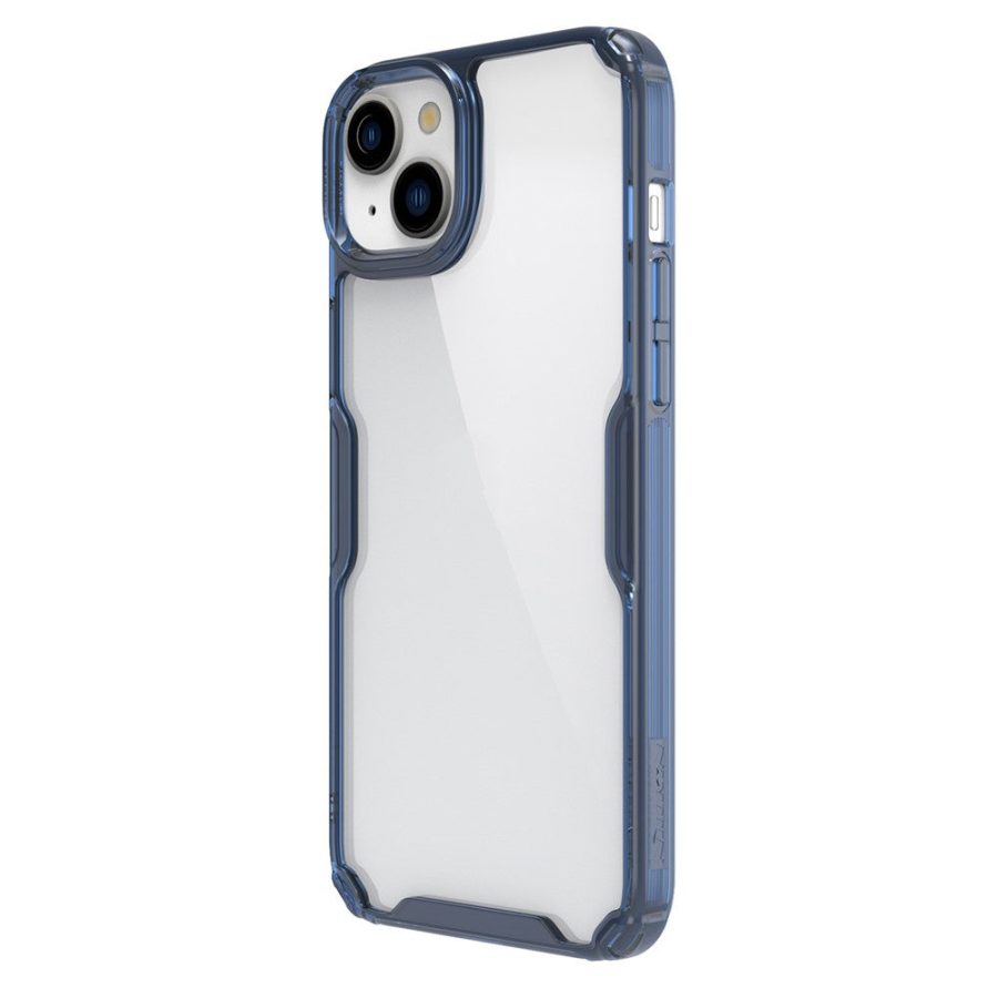 660158084A-4 NILLKIN Nature Pro Series for iPhone 15 Plus Protective Phone Case PC Back TPU Frame Phone Cover