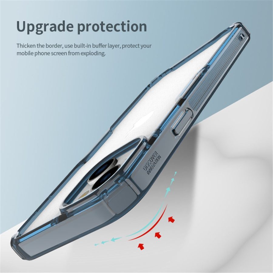 660158084A-8 NILLKIN Nature Pro Series for iPhone 15 Plus Protective Phone Case PC Back TPU Frame Phone Cover