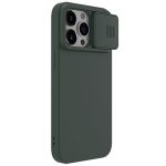 NILLKIN For iPhone 15 Pro PC - Silicone Phone Case Slide Camera Lid Anti-Drop Cover Compatible with MagSafe