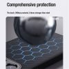 660159933A-4 NILLKIN Carboprof Phone Case for iPhone 15 Pro Camera Kickstand TPU - Aramid Fiber Cover Compatible with MagSafe