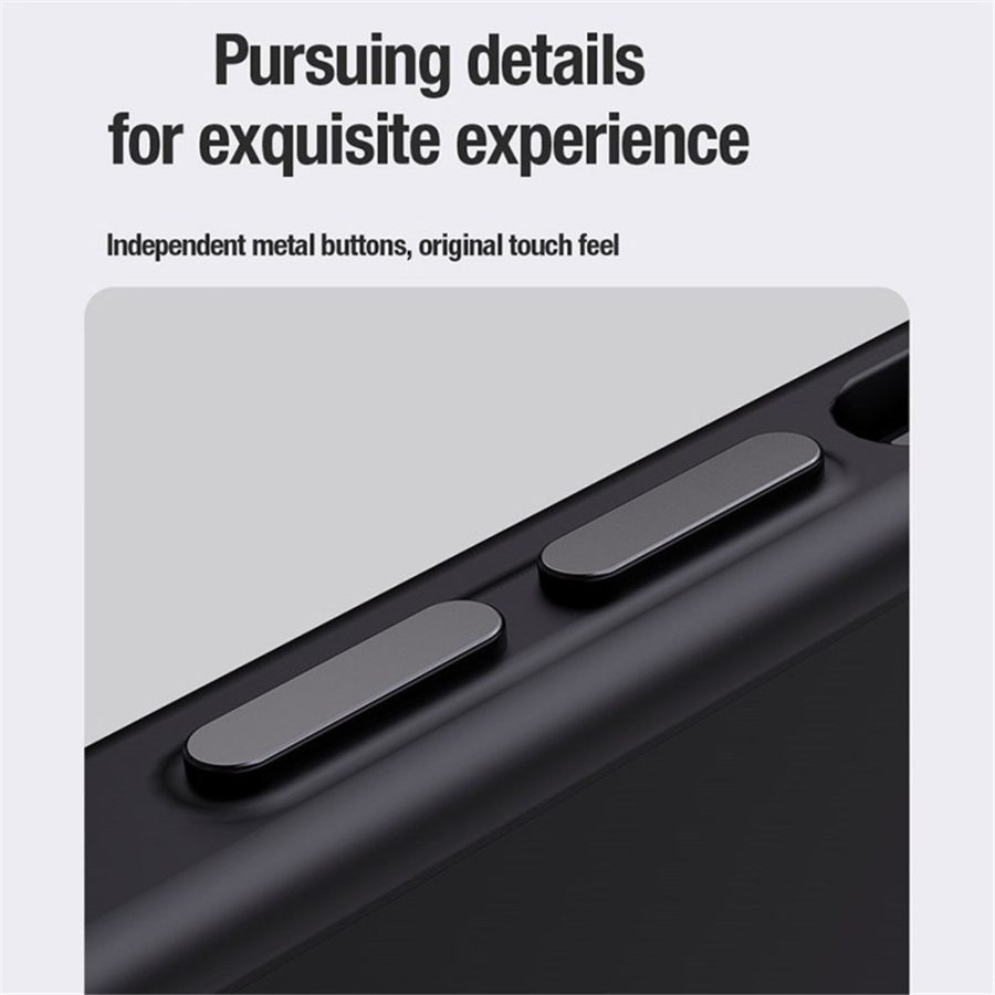 660159933A-7 NILLKIN Carboprof Phone Case for iPhone 15 Pro Camera Kickstand TPU - Aramid Fiber Cover Compatible with MagSafe