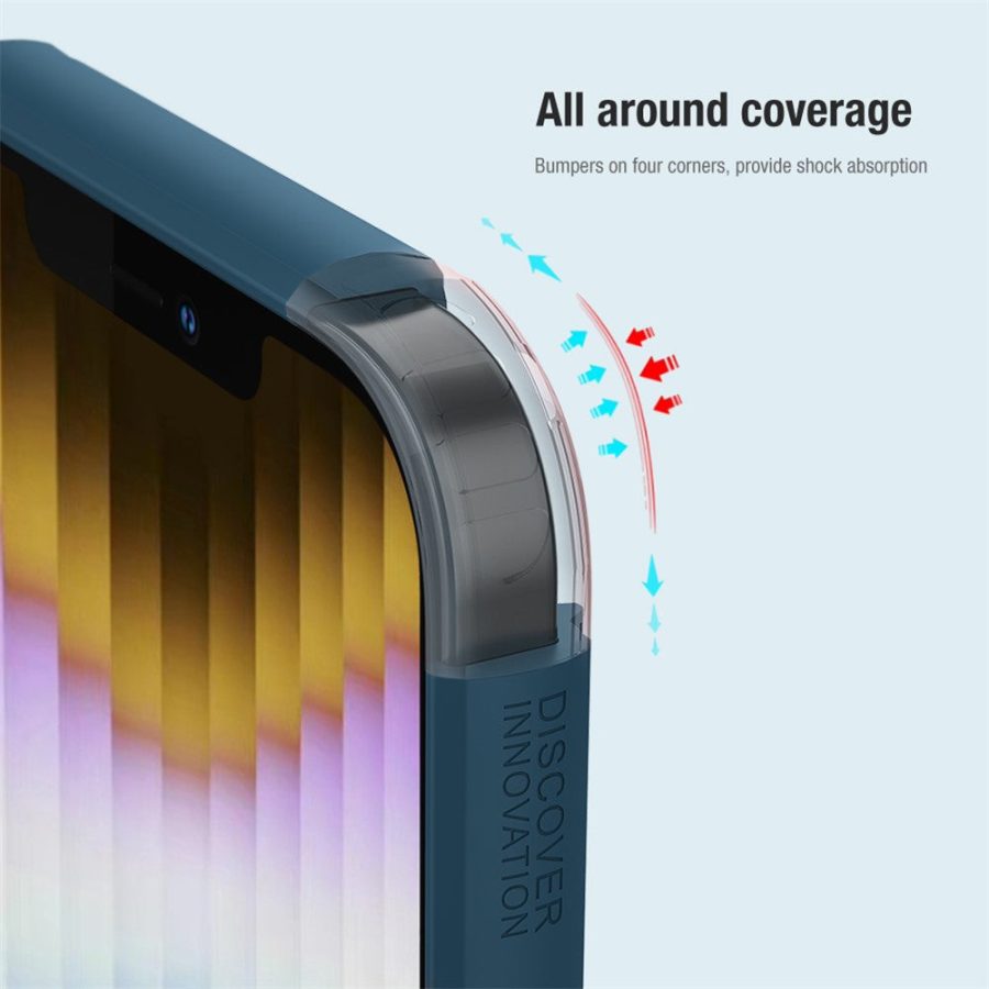 660159938B-7 NILLKIN Frosted Shield Pro for iPhone 15 Anti-scratch Phone Case PC - TPU Matte Cover Compatible with MagSafe