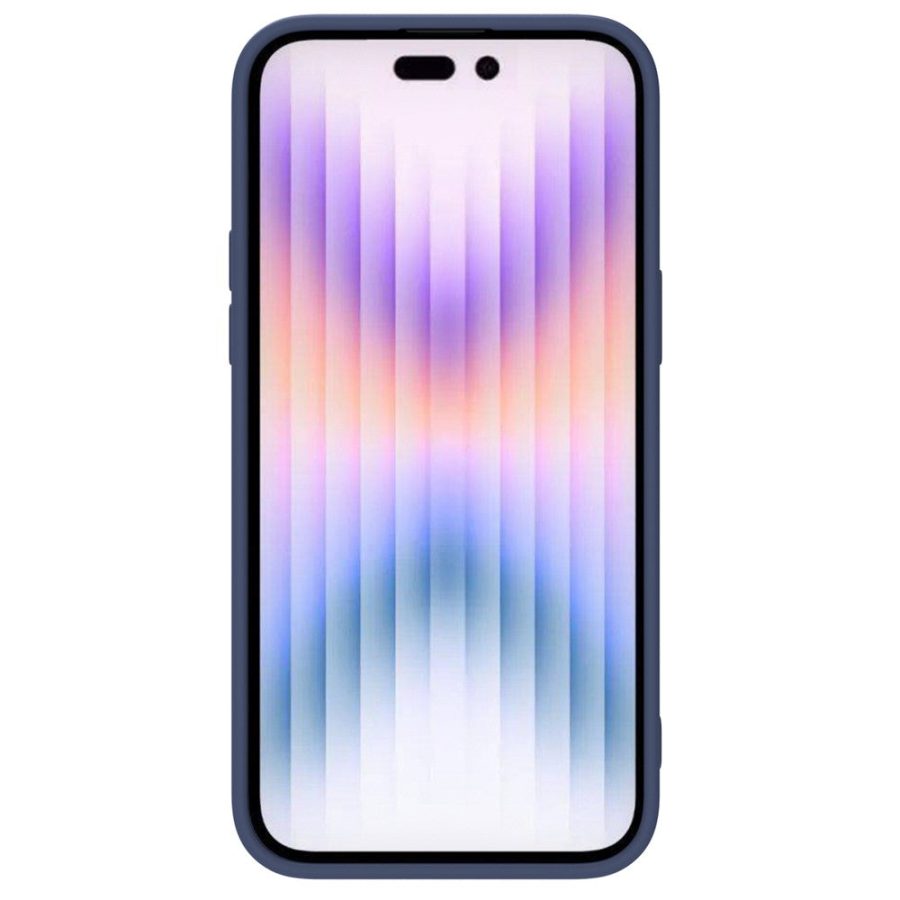 660159941A-2 NILLKIN For iPhone 15 Pro Max Slide Camera Protection Phone Cover Liquid Silicone - PC Back Case
