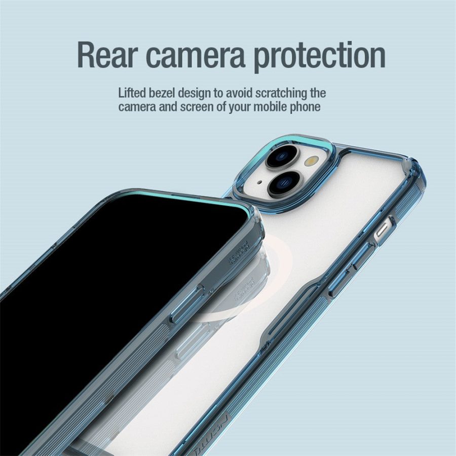 660159942B-7 NILLKIN Nature Pro Series Magnetic Case for iPhone 15 Plus Compatible with MagSafe PC - TPU Protective Phone Cover