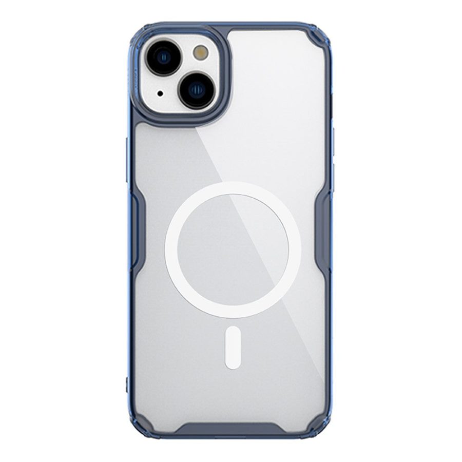 NILLKIN Nature Pro Series for iPhone 15 PC - TPU Clear Phone Case Magnetic Cover Compatible with MagSafe