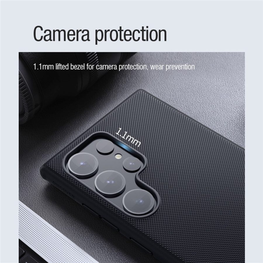 NILLKIN Frosted Shield Pro for Samsung Galaxy S24 Ultra Case Magnetic PC - TPU Anti-drop Phone Protector
