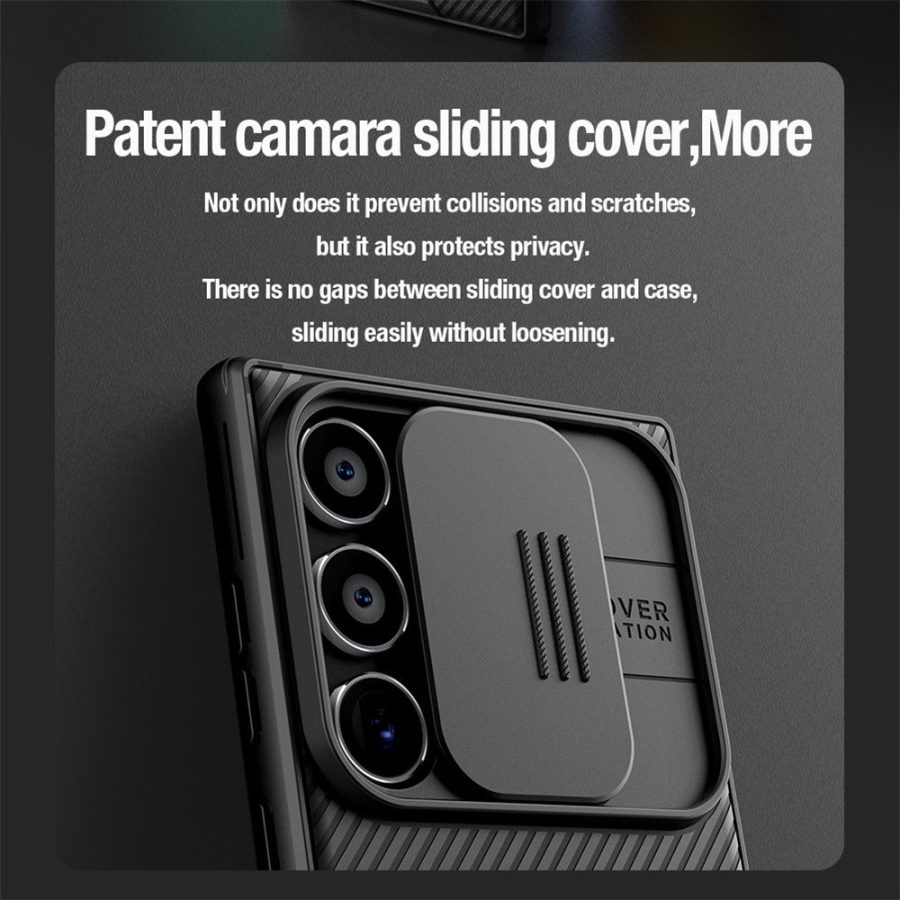 NILLKIN CamShield Pro Series For Samsung Galaxy S24 Ultra Case PC - TPU Slide Camera Lid Phone Cover