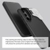 NILLKIN Qin Prop Series for Samsung Galaxy S24 Leather Case Lens Protection Kickstand Phone Cover