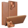NILLKIN Qin Prop Series for Samsung Galaxy S24+ Leather Case Kickstand Card Holder Phone Cover