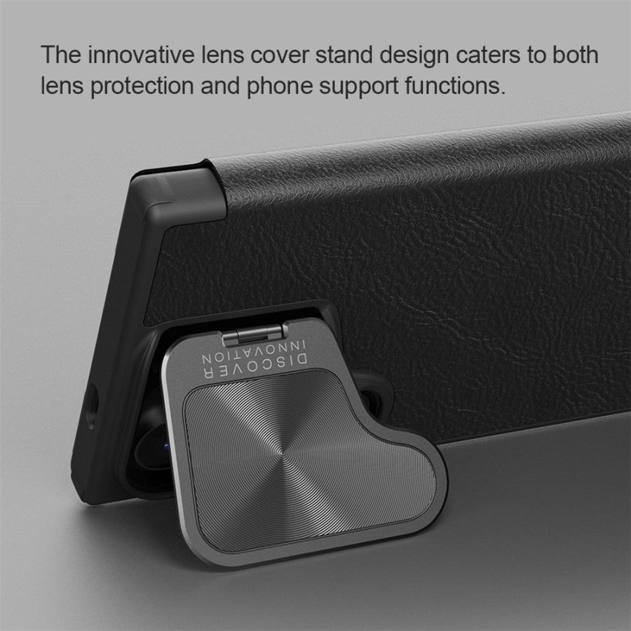 NILLKIN Qin Prop Series for Samsung Galaxy S24+ Leather Case Kickstand Card Holder Phone Cover