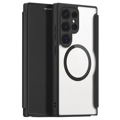 660171606A-1 DUX DUCIS Skin X Pro Series For Samsung Galaxy S24 Ultra Leather Case Flip Cover Magnetic Case