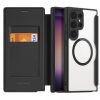 660171606A-2 DUX DUCIS Skin X Pro Series For Samsung Galaxy S24 Ultra Leather Case Flip Cover Magnetic Case