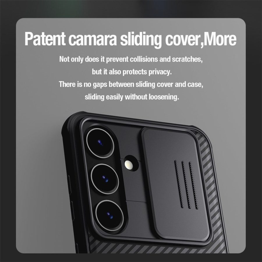 660172184A-4 NILLKIN CamShield Pro Series For Samsung Galaxy S24+ Protective Phone Case with Slide Camera Cover
