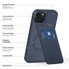 660173177A-2 DUX DUCIS Rafi II Series for iPhone 15 Plus Kickstand Case Magnetic Phone Cover Card Holder