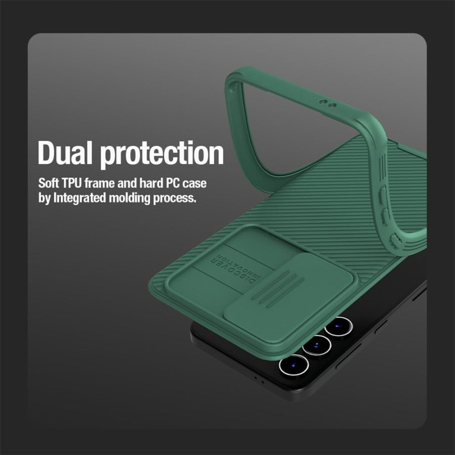 660174138A-16 NILLKIN CamShield Pro Case for Samsung Galaxy S24 Shell Magnetic PC - TPU Phone Cover