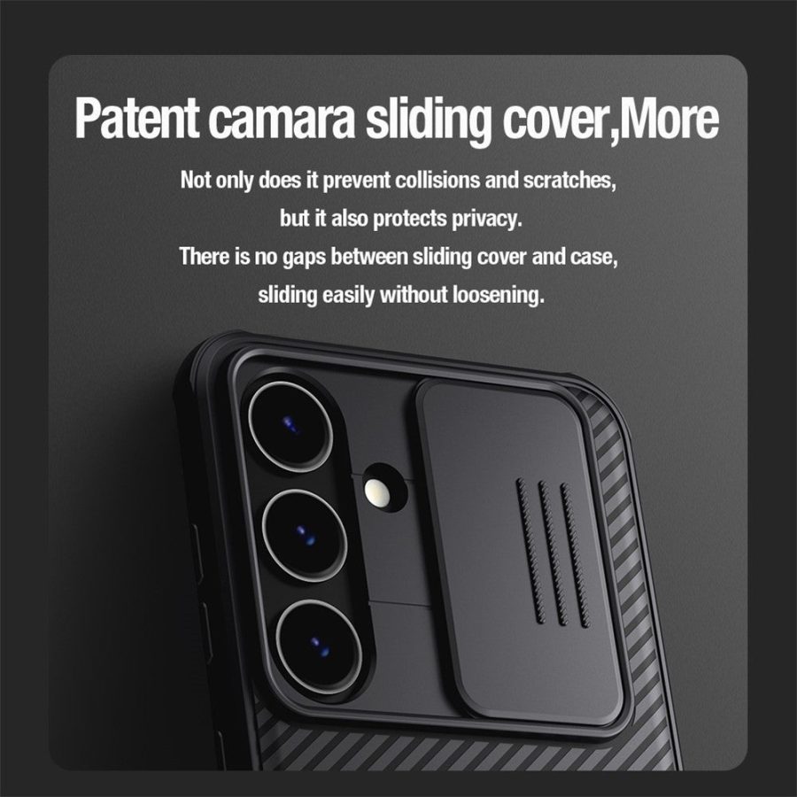 660174138A-5 NILLKIN CamShield Pro Case for Samsung Galaxy S24 Shell Magnetic PC - TPU Phone Cover
