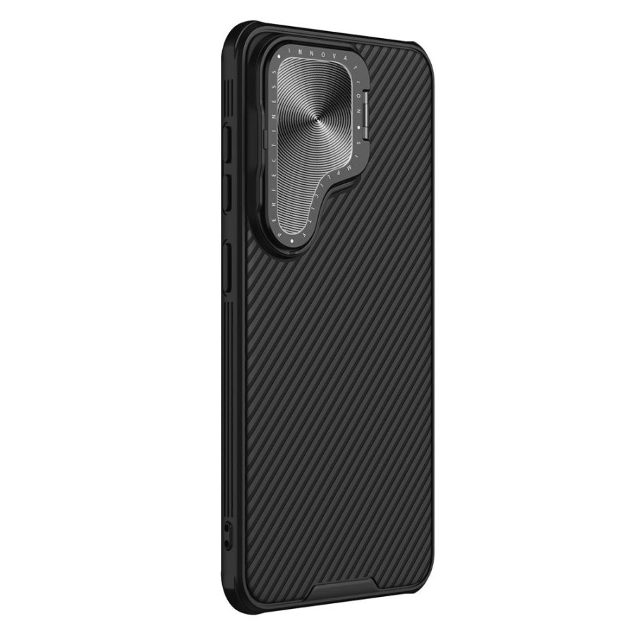 NILLKIN CamShield Prop Series for Samsung Galaxy S24 Cell Phone Case Kickstand Lens Lid PC - TPU Shell