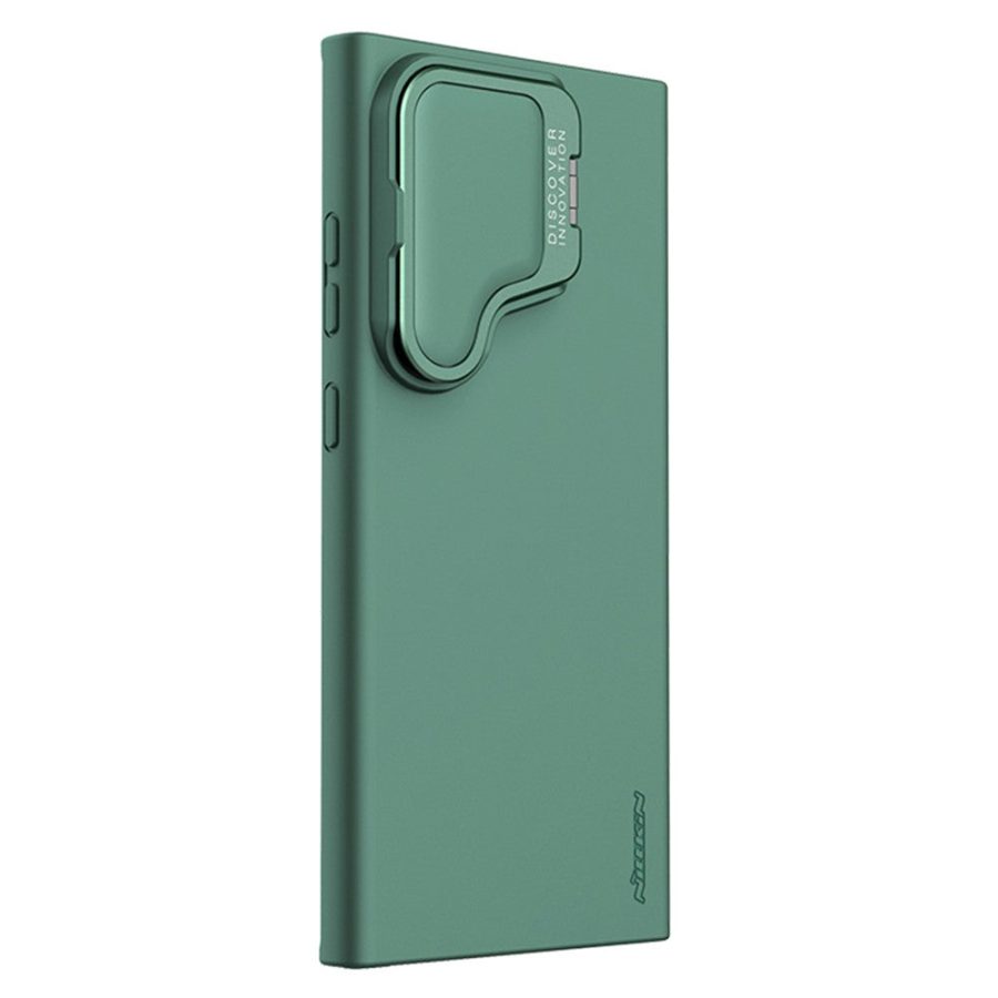NILLKIN Camshield Silky Prop for Samsung Galaxy S24 Ultra Silicone - PC Phone Case Lens Cover Kickstand