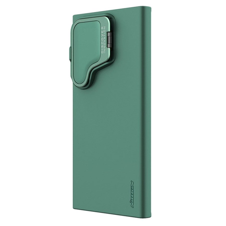 NILLKIN Camshield Silky Prop for Samsung Galaxy S24 Ultra Silicone - PC Phone Case Lens Cover Kickstand