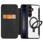 DUX DUCIS Skin X Pro for Samsung Galaxy S24+ Magnetic Case RFID Blocking Card Slots Kickstand Cover