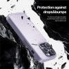 660177387C-12 DUX DUCIS Rafi II Series for iPhone 13 Pro Phone Case Card Slots Cover RFID Blocking Protection