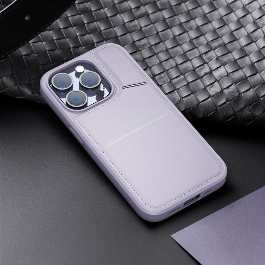 660177387C-16 DUX DUCIS Rafi II Series for iPhone 13 Pro Phone Case Card Slots Cover RFID Blocking Protection