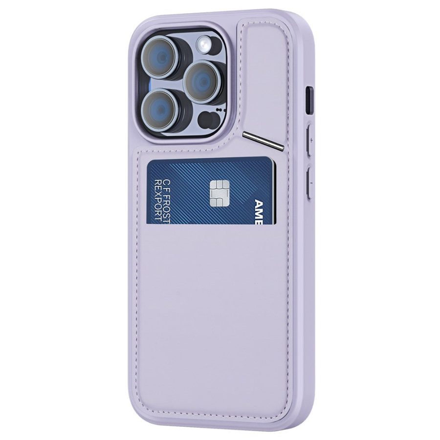 660177387C-17 DUX DUCIS Rafi II Series for iPhone 13 Pro Phone Case Card Slots Cover RFID Blocking Protection