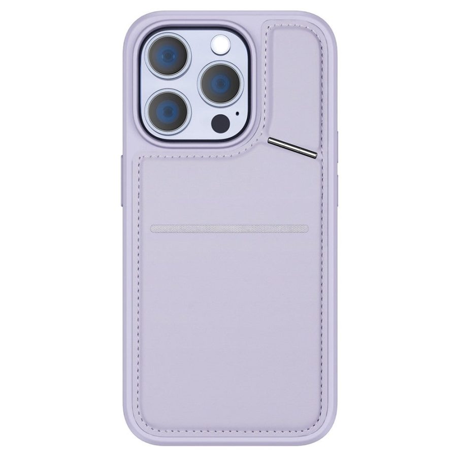 660177387C-2 DUX DUCIS Rafi II Series for iPhone 13 Pro Phone Case Card Slots Cover RFID Blocking Protection