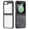 660188288A-2 DUX DUCIS Aimo Series For Samsung Galaxy Z Flip7 FE / Z Flip6 Black Case Drop Proof TPU - PC Phone Cover (REACH Certification)