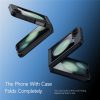 660188288A-8 DUX DUCIS Aimo Series For Samsung Galaxy Z Flip7 FE / Z Flip6 Black Case Drop Proof TPU - PC Phone Cover (REACH Certification)