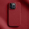 MELKCO Half-wrapped Genuine Bovine Leather iPhone Case For iPhone 13-17 Series