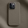 MELKCO Half-wrapped Genuine Bovine Leather iPhone Case For iPhone 13-17 Series