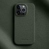 MELKCO Half-wrapped Genuine Bovine Leather iPhone Case For iPhone 13-17 Series