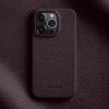 MELKCO Half-wrapped Genuine Bovine Leather iPhone Case For iPhone 13-17 Series