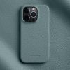 MELKCO Half-wrapped Genuine Bovine Leather iPhone Case For iPhone 13-17 Series