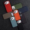 MELKCO Half-wrapped Genuine Bovine Leather iPhone Case For iPhone 13-17 Series